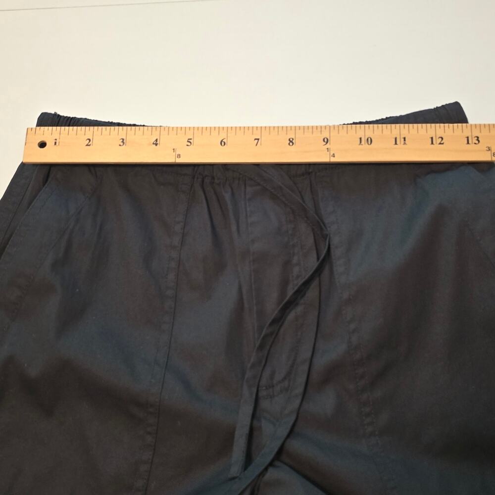 Madewell Pullon Barrel Leg Utility Pants Poplin Cotton Womens XXS/S Black NWT - Picture 7 of 10